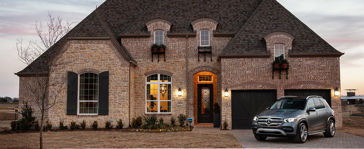 Two story brick house