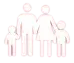 Icon of a group of people standing together.