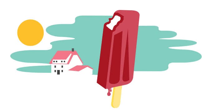 Cartoon popsicle