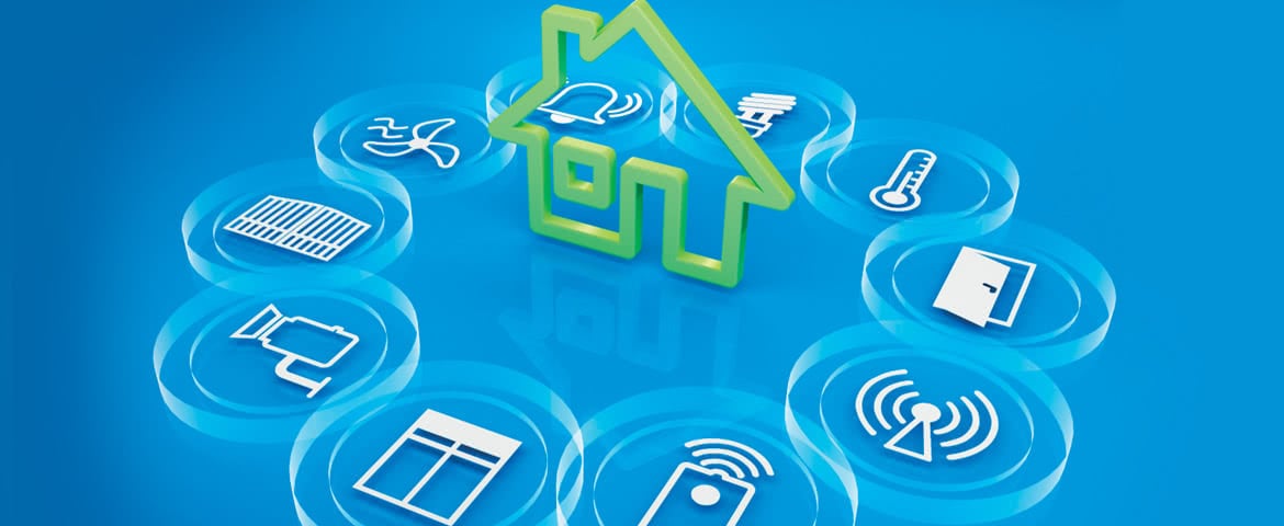 Home technology graphic